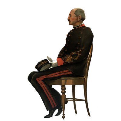 Coupe en carton Alfred Dreyfus
