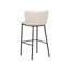 Mina Upholstered Counter Stool with Metal Frame-95982244