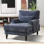 Chaise longue rembourrée L 51,55 po-1166583619