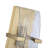 Aenon 2-Light Wall Sconce in Brushed Champagne Bronze with Hammered Water Glass-1287927134