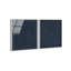 Deep Blue Set High-Gloss Frameless Acrylic Glass Wall Art Abstract Print by Oliver Gal, Ready to Hang, 16 x 20-528087912-528087924