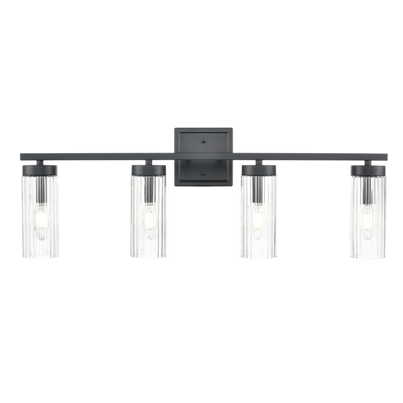 Meuble-lavabo à 4 lumières de 29,75 po de largeur Turman, Chrome poli