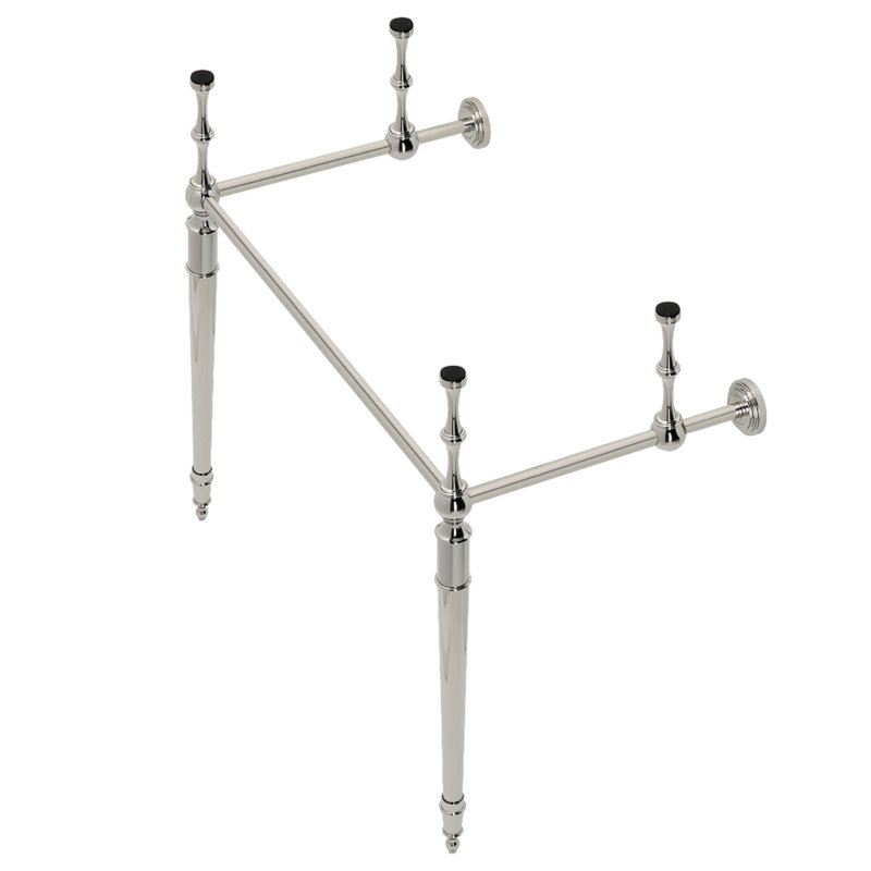 Kingston Brass Edwardian Brass Console Sink Legs, Polished Nickel