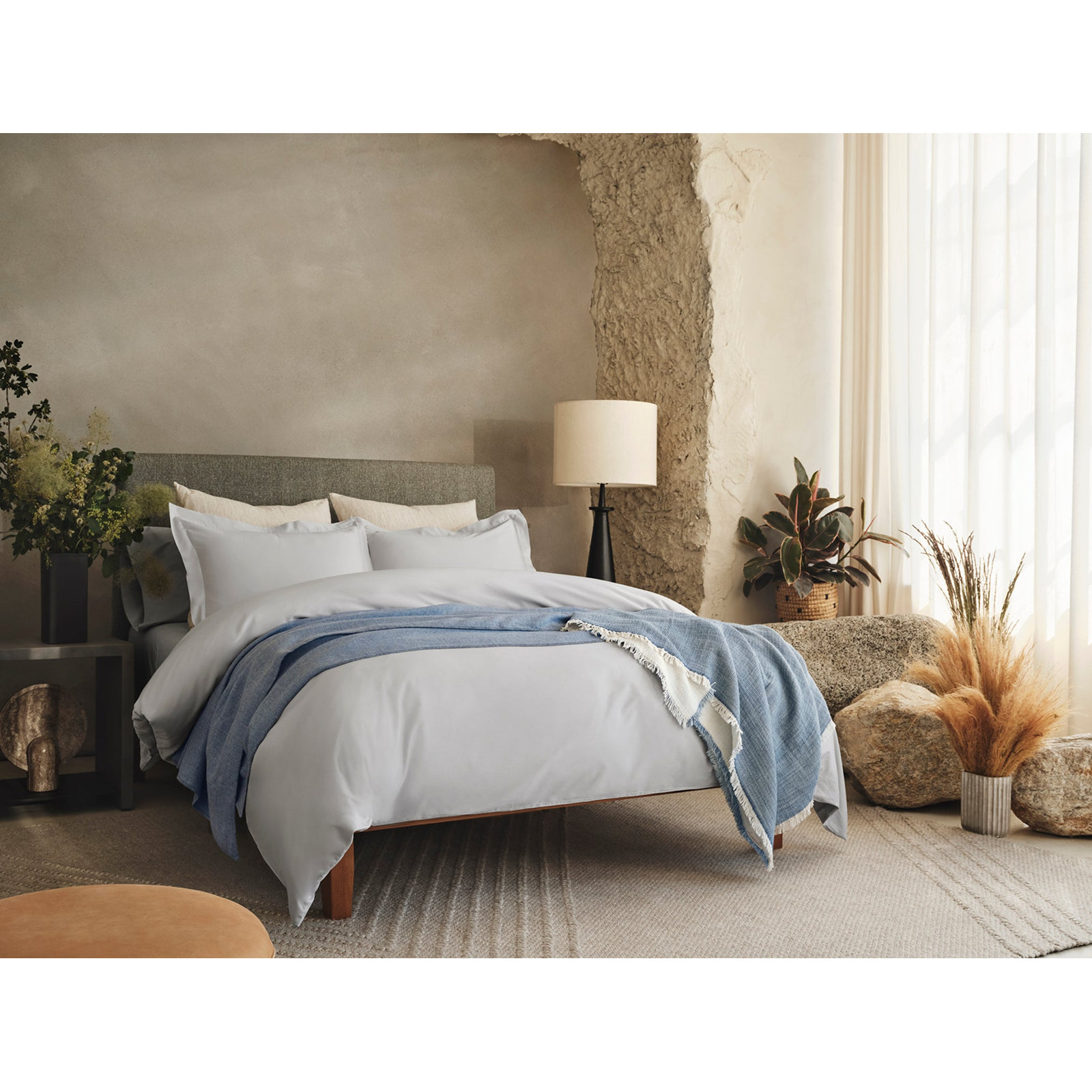 Cloud Soft Sateen 100% Cotton Sateen Sheet Set, Twin Sheet Set with 1 Pillowcase, Seal