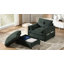 Canapé simple avec repose-pieds de rangement, support de téléphone réglable et chargeur USB-388953719