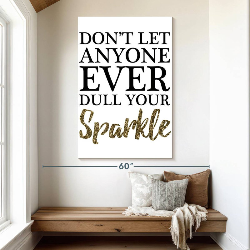 Tergel Your Sparkle, 51" H x 34" W