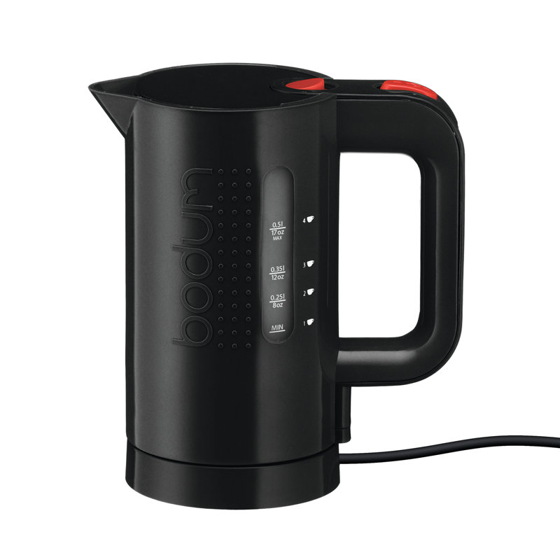 Bouilloire électrique Bodum Bistro, 0,53 pte, Noir