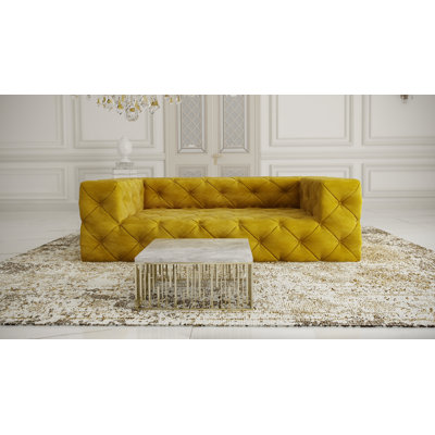 Renae 3 Seater Velvet Sofa