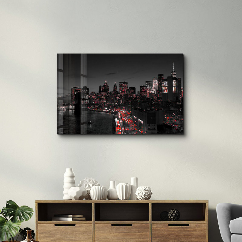 Lekeya Elegant Tempered Glass Wall Art Painting, 13.8 x 21.7 inches | 100% Tempered Glass, Thickness: 0.16 inches | UV Printed for Vibrant Colors | Perfect for Home Decor, Living Room, & Office Spaces