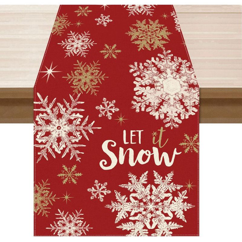Chemin de table Let It Snow, L 90 po x l 13 po