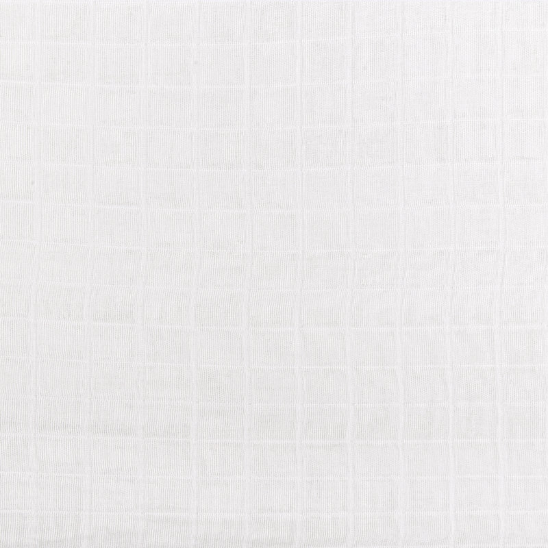 Plain White Muslin Mini Fitted Sheet