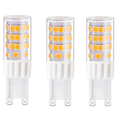 40 Watt Equivalent, G9 LED, Dimmable Light Bulb, (3000K) G9/Bi-Pin Base