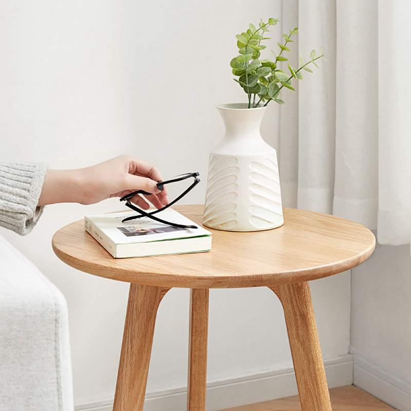 Erionna 19.7'' Tall End Table,End Table Side Table Coffee Table Bedside Table, Natural