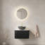 Meuble-lavabo de salle de bain 48 po avec lavabo, meuble-lavabo mural à bords arrondis et courbes avec 2 tiroirs, lavabo bol en céramique noir avec motif de pierre-1383380633-1383380636