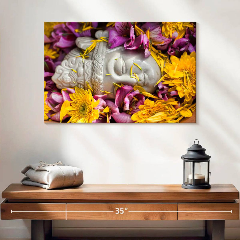 Javetta Buddha Head, 16" H x 24" W