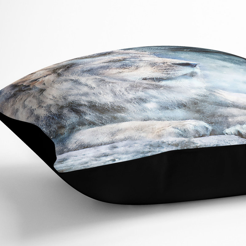 Square Throw Cushion, Black, 55cm H x 55cm W x 20cm D