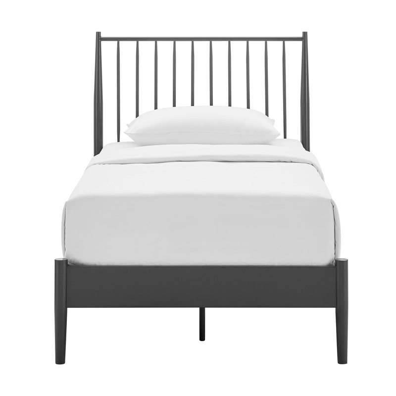 Adair Spindle Metal Platform Bed, Twin