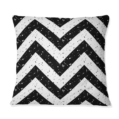 Chevron Flow I - Chevron Throw Pillow