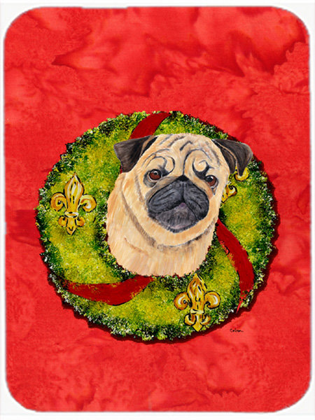 Caroline's Treasures Pug Glass Cutting Board