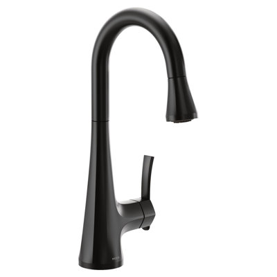 Sinema High Arc Pull Down Single Handle Kitchen Faucet with Power Clean and Reflex
