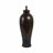 Elegant Ceramic Lidded Floor Vase Jar for Home Decor - Sculptural Tall Flower Vase Accent for Living Room, Entryway, and Corner Styling - Tan-471168459