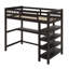 Loft Bed With Storage Shelves And Under-Bed Desk-1374452323-1374452320