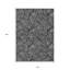 Tapis extérieur lavable floral noir et ivoire 10 pi x 14 pi