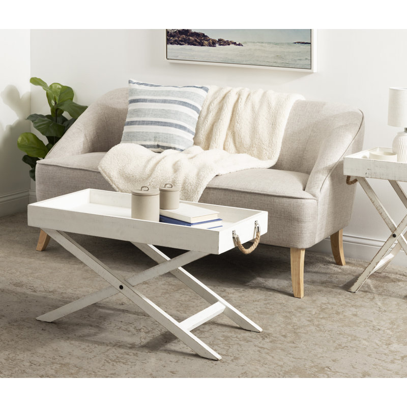 Table basse en bois massif Allotey