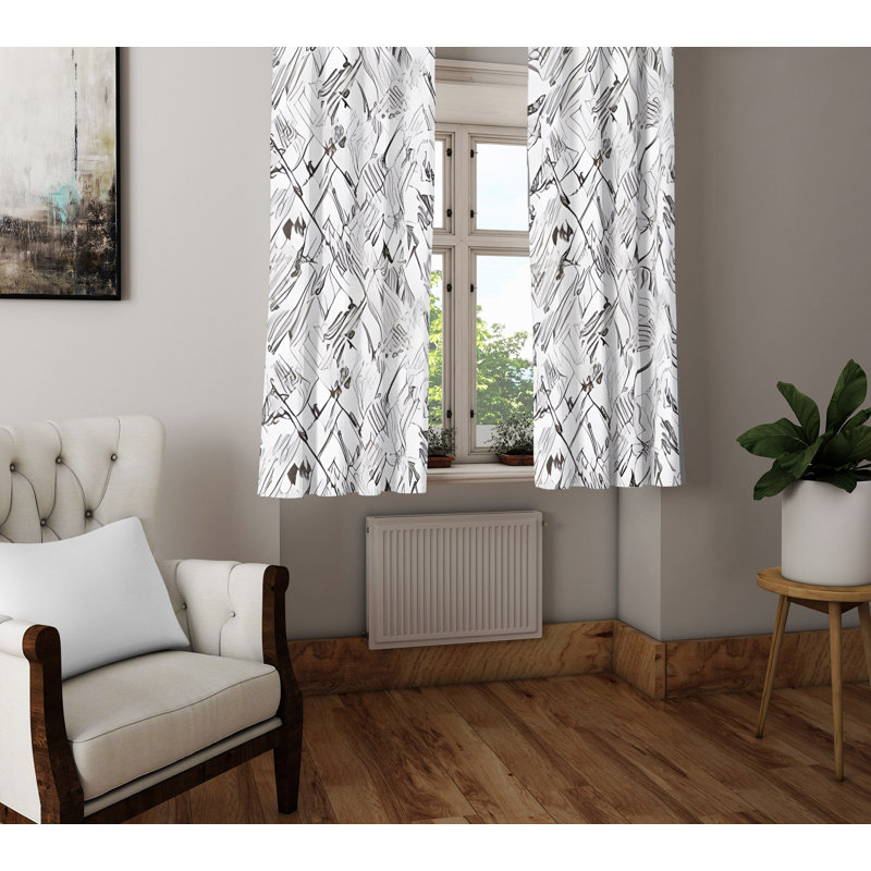 Rideau en polyester Birta, L 56 po x L 78 po
