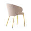Fauteuil rembourré avec structure en métal Tuka-64133471-64133472