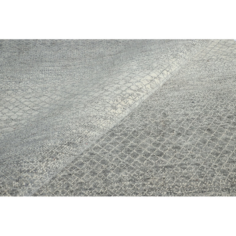 South Sea Wool Geometric Area Rug, Rectangle 9' x 12'