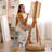 16 Inch Folding Step Stool 400Lbs Capacity Sturdy Plastic Foldable Step Stools For Adults Stepping Stool With Handle Easy To Carry Handle Folding Stool Ideal For Kitchen (Grey 1PC)