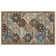 Trellis Machine Washable Rug with Rubber Backing Vintage Medallion Stain Resistant Non-Slip Floor Cover Carpet Rug for Living Room Bedroom