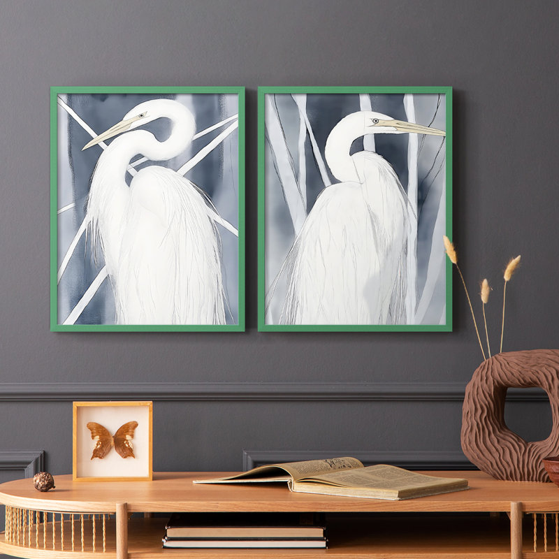 ANIMALS Series CCCCL XXVII - Reproduction encadrée de qualité supérieure - prêt à être accroché - aucun clou requis - aucun clou requis