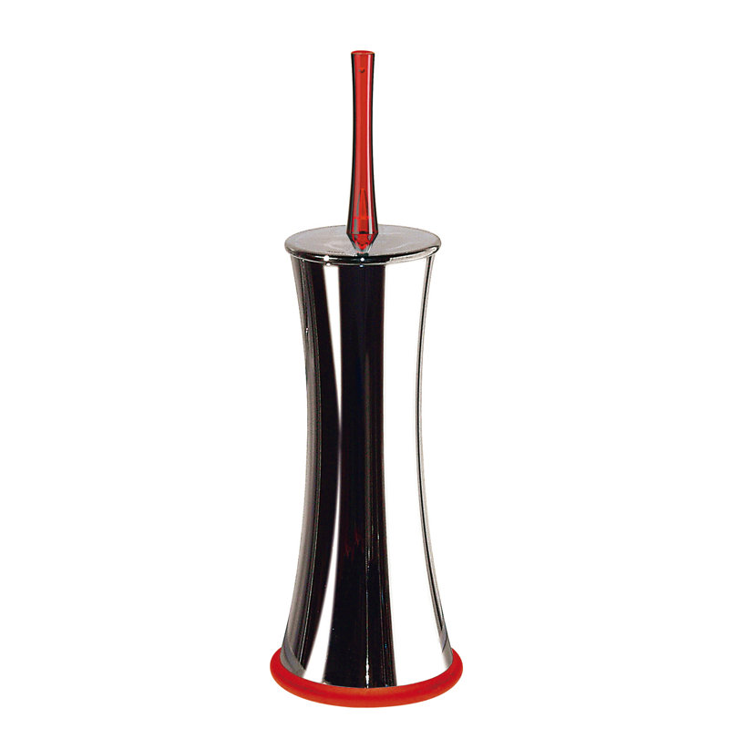 Pepe Complements 15" Toilet Brush and Holder, Red