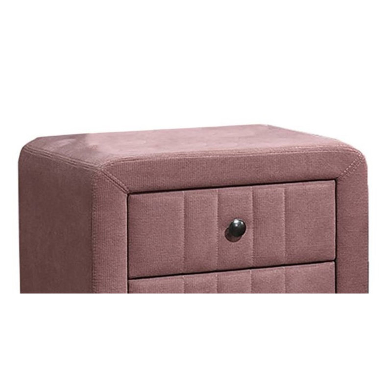 Sylvia 20'' W Nightstand, Pink