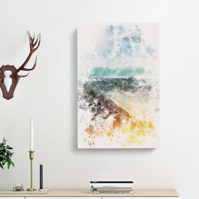 Sunshine on a Beach in Greece - Wrapped Canvas