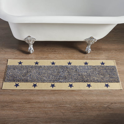 Cotton Blend Non-Slip Bath Mat