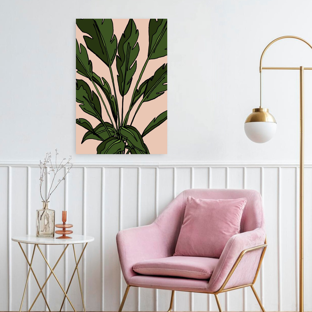 Contemporary Art Abstract Contemporary Minimalist Nature Plant Art