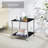 Choua Glass Top End Table