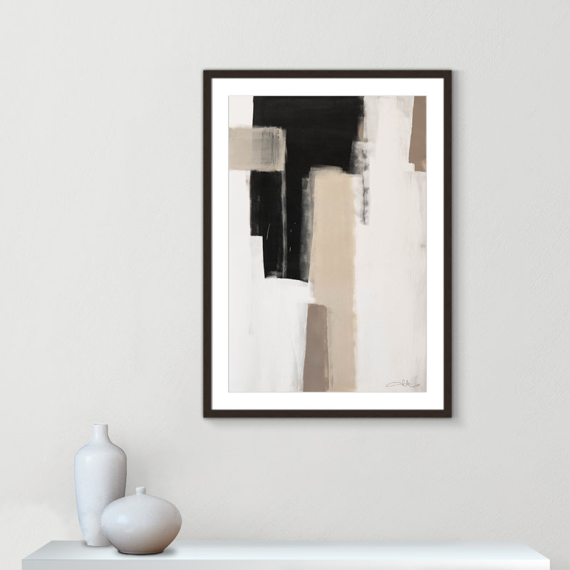 Calvin Giverny Earth Scapes I Print, Oui, Cadre photo simple noyer, H 35,5 po x l 25,5 po x P 1,25 po