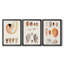 Collection de coquillages I - ensemble de 3 peintures sur toile encadrées-515866380-515866379