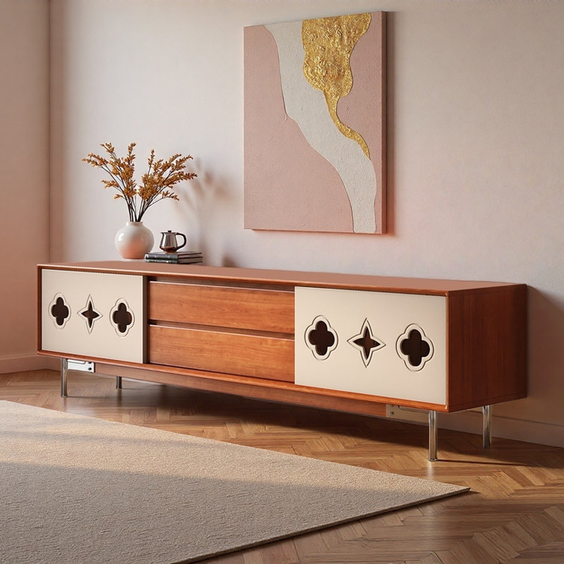Meuble télé Retro, H 20,08 po x L 86,61 po x l 15,75 po