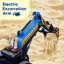 Ride On Excavator For Kids, 4WD Electric Excavator Toy-105708412