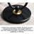 Minimalist Freestanding Pendulum Floor Clock with Tray