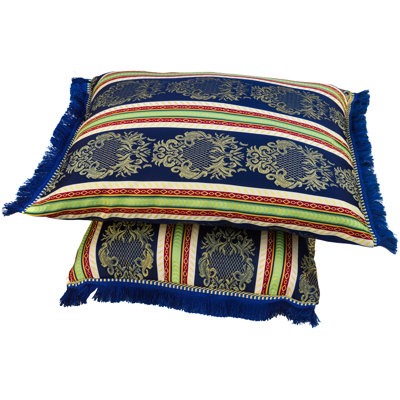 Coussin lombaire rayé