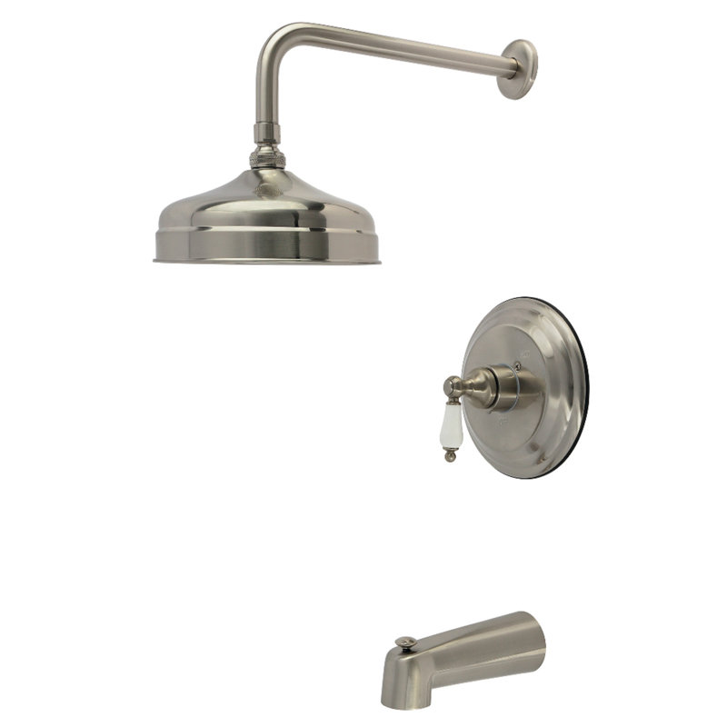 Kingston Brass Restoration Single-Handle Pressure Balanced Tub and Shower Faucet