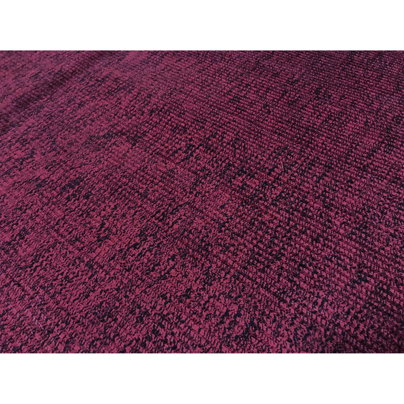 Area Rug in Purple/Black
