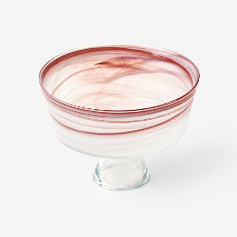 Metro Lane Glass Fruit Bowl, Brown