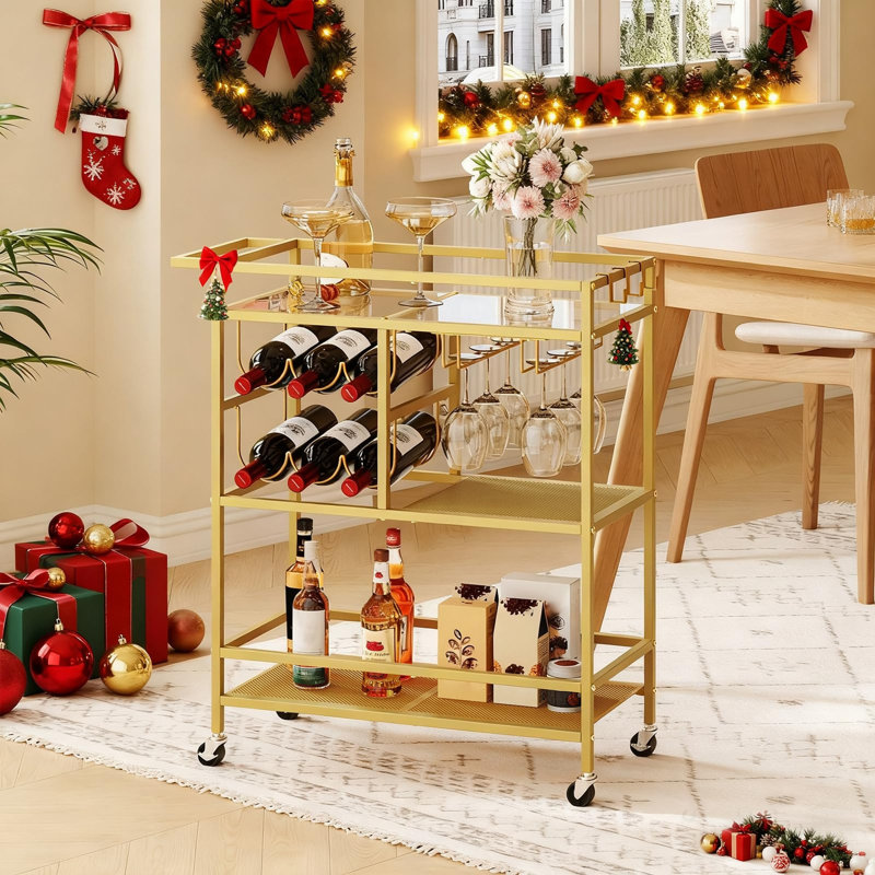 Steel Bar Cart